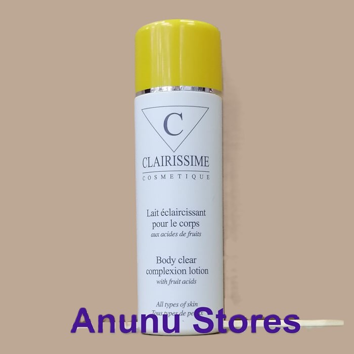 Clairissime Body Clear Complexion Lotion With Fruit Acids (Yellow) - 500ml